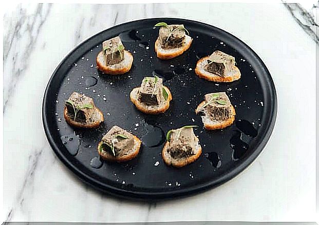 Canapé recipe for dogs